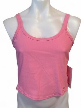 Lululemon Nulu Ribbed Crop Tank Heart cutout XL